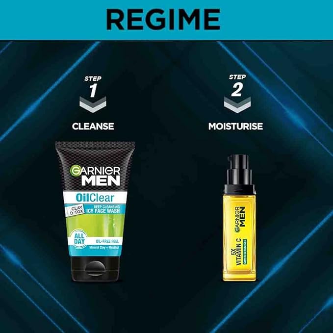 Garnier Men Oil Clear Face Wash, 100G 100Gm