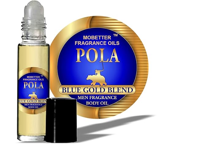 MOBETTER FRAGRANCE OILS Pola Blue Gold Blend Cologne Fragrance Body Oil for Men