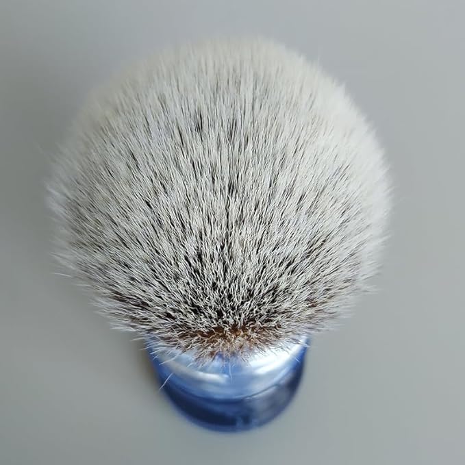 26mm A2S synthetic hair ice blue hande shaving brush