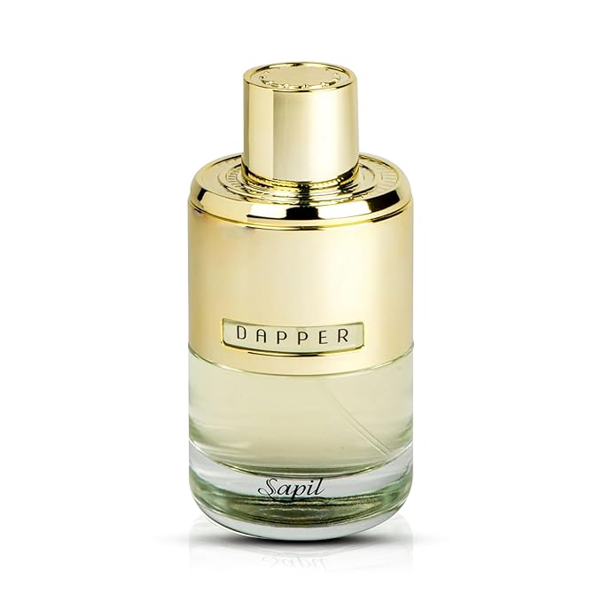 Sapil Dapper Eau de Parfum for Men – Long Lasting Woody Spicy Perfume | Amber, Leather & Cinnamon Notes | Fresh Masculine Fragrance | 3.4 oz / 100ml