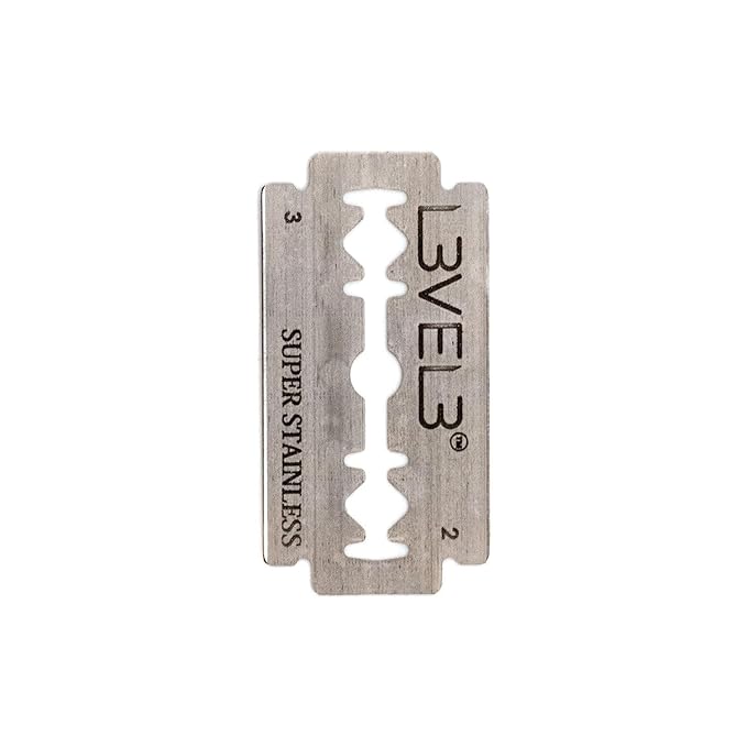 L3 - Level 3 Double Edge Razor Blades - Platinum Coated, Stainless Steel Razor Blades for the Close Shave - for Double Edged Safety Razors - 100 Count (4)