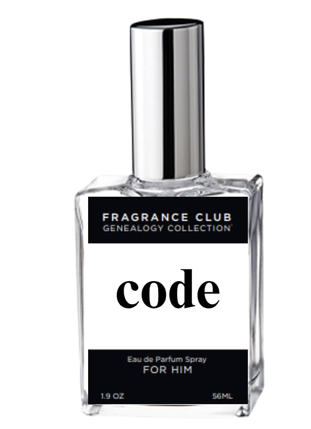 FRAGRANCE CLUB Code Eau de Parfum for Men – Warm Spicy Amber Cologne – Long Lasting Designer Style Scent – Luxury Inspired Fragrance – Evening & Date Night Fragrance – 1.9 Fl Oz