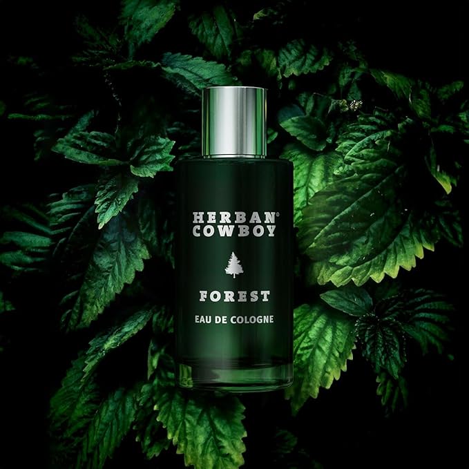 Herban Cowboy Forest Men's Cologne with Hints of Cedar, Mandarin, and Black Pepper (1.7 fl oz)