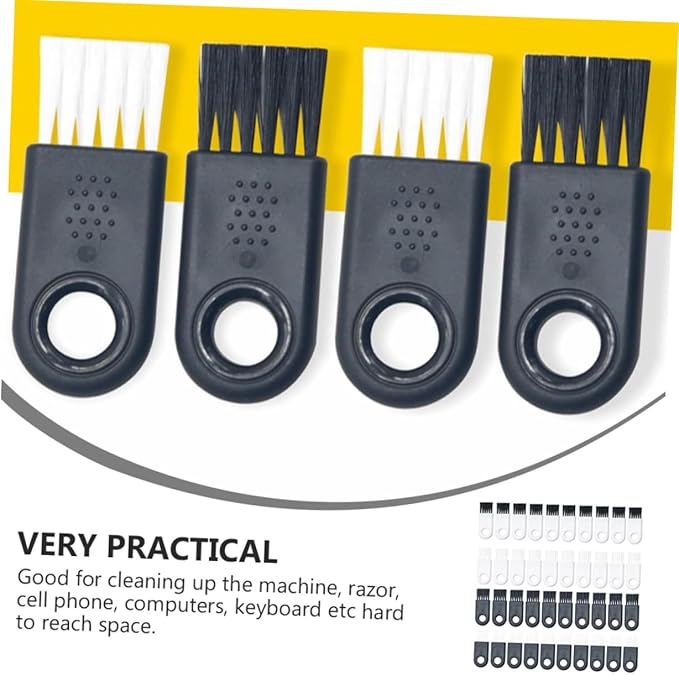 40pcs Razor Cleaning Brush Bristle Brush for Shaver Clipper for Men Electric Shaver Cleaner