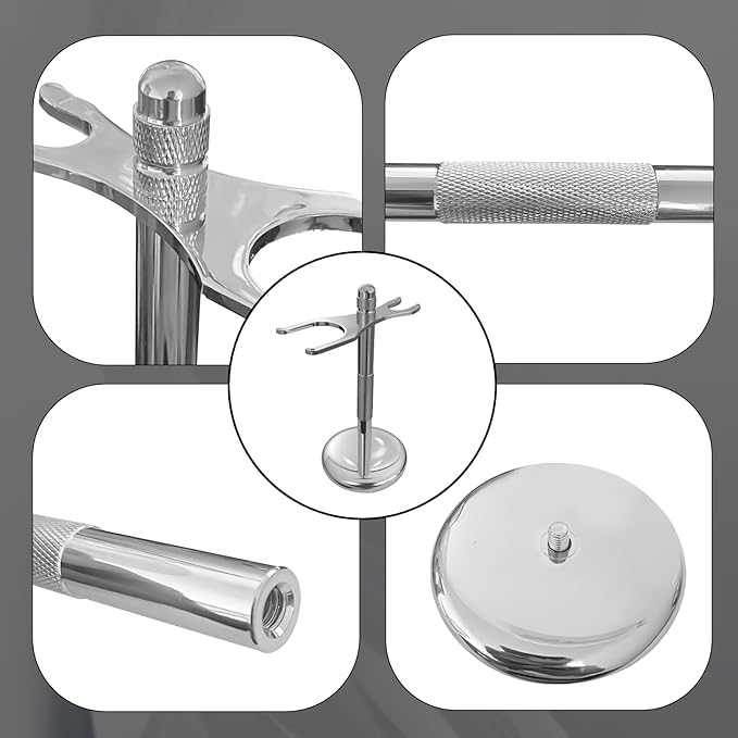 Razor Stand Compatible with Henson Razor,Acrylic Portable For AL13, AL13-M, Ti22 With Brush Holder