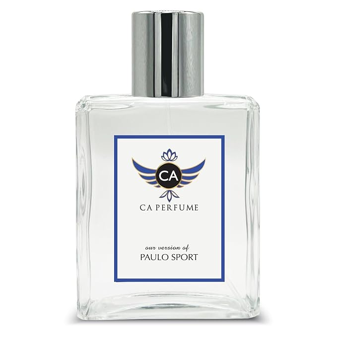 CA Perfume Impression of Paulo Sport For Men Aromatic Green Fragrance Long Lasting Mens Perfume Eau De Parfum 3.4 Fl Oz 100ml