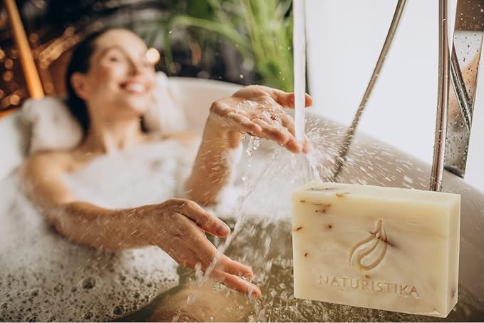 Aloe and Calendula Soap Bar (3 Pack), Vegan and All Natural Handcrafted with Organic Oils. Face and Body Soap. For Men, Women and Teens. Unscented with Shea Butter.