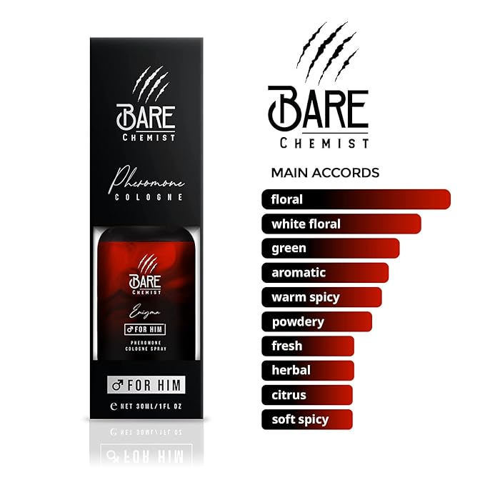 Enigma Pheromone Cologne for Him - [Attraction Formula] Pheromone Cologne for Men 1oz. - Lavender, Sage, Wood