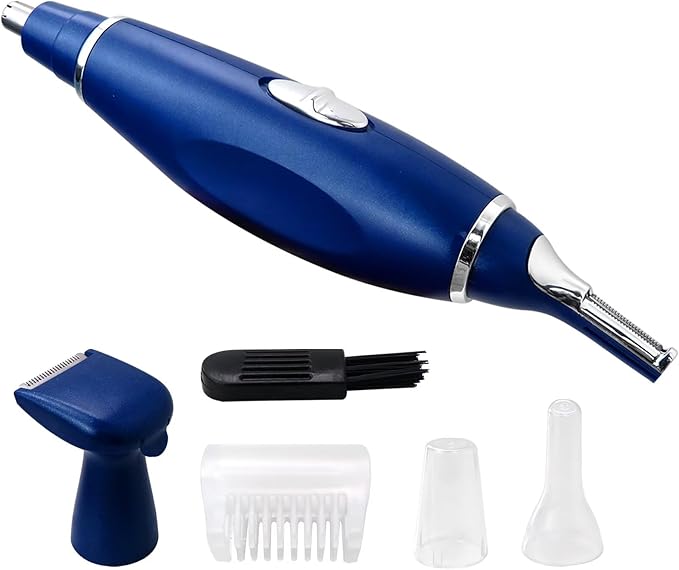 USonline911 3 in 1 Mens Eyebrow Hair Trimmer Kit Electric Hair Clipper Ear Beard Nose Trimmer Stainless Steel Blades