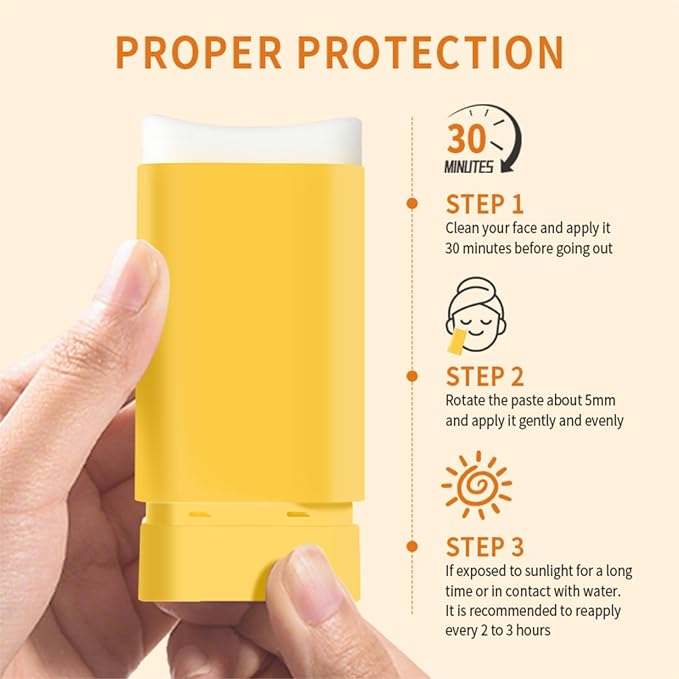 Sunscreen SPF50+ PA+++, Sweat-Resistant, Fragrance-Free, No Whitening, Matte Finish, Portable, 19g #01