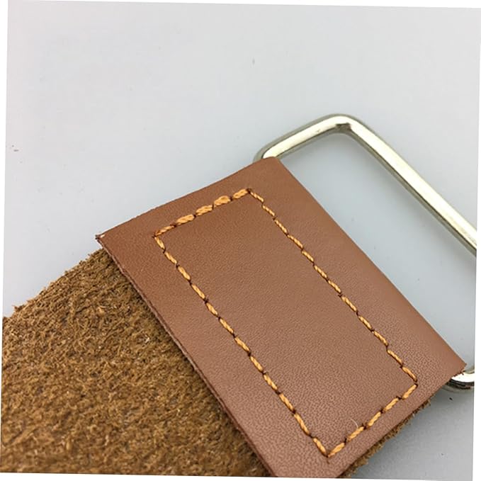 2pcs Razor Strop for Straight Razor Sharpening Durable Cowhide Polishing Cloth for Blades and Woodworking Tools