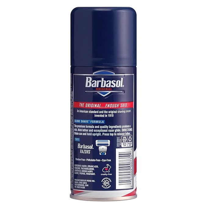 Barbasol Shave Cream 7 Ounce (Original, Pack of 3)