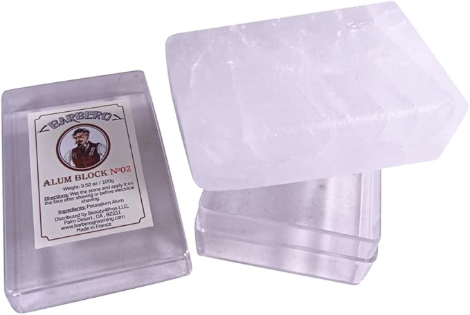 Barbero Alum Block in Plastic Case 3.52 oz / 100 g