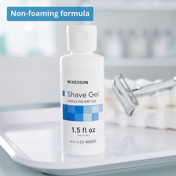 McKesson Shave Gel, Single Patient Use, 1.5 fl oz, 1 Count