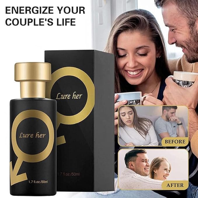 VeniCare Golden Lure Cologne for Men 1.7 Fl Oz – Irresistible “Lure Her” Perfume, Long-Lasting Masculine Fragrance for Attraction & Confidence