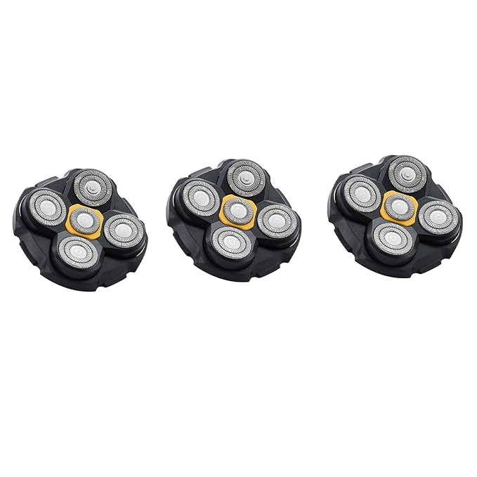 3PCS Shaver Replacement Blades Compatible with MicroTouch Titanium Head,Stainless Steel Material
