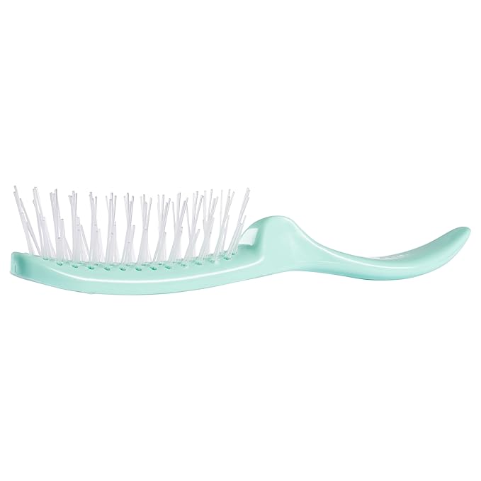 Stanley Home Products Essentials Style Glider Hairbrush – Detangles - Use on Wet or Dry Hair - Acute Bristles (Mint Green)