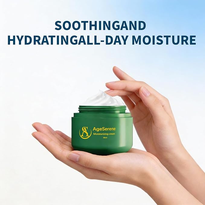 Daily Facial Moisturizer Cream, Formulated Without Common Irritants for Those with Sensitive Skin, Squalane & Hyaluronic Acid, Moisture Barrier Repair, Long Lasting Hydration