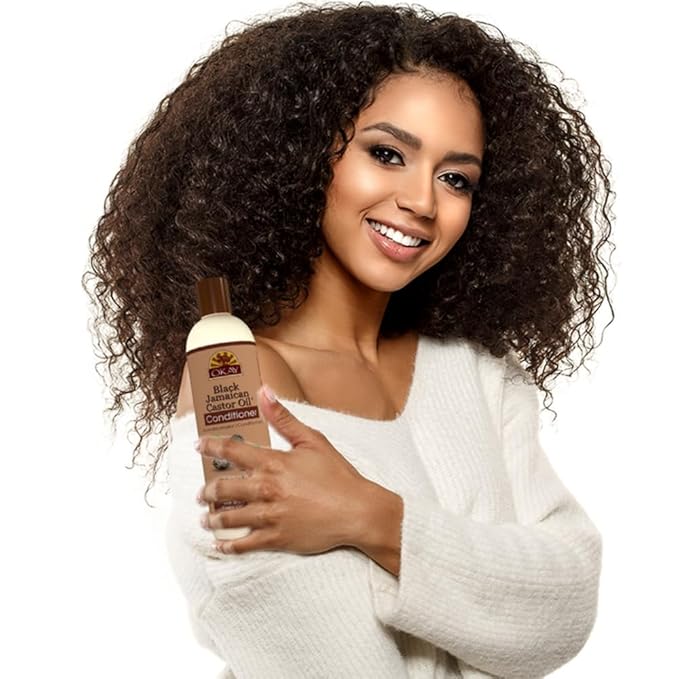 OKAY Black Jamaican Castor Oil Conditioner - Jamaican Black Castor Oil Conditioner for Women and Men with Argan and Shea Butter for Damaged Hair, Promotes Thicker, Fuller Hair - 12 fl oz (1 Pack)