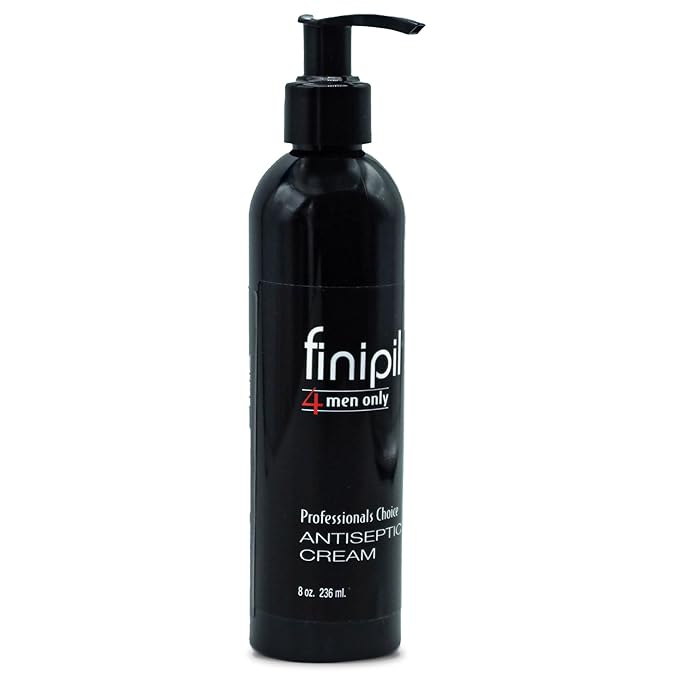 finipil Cream for Ingrown Hair for Mens After Shave 8 Fl oz, clear