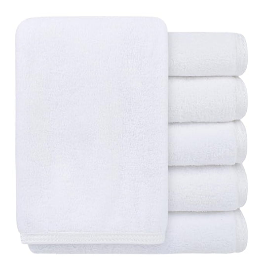 SINLAND Absorbent Coral Velvet Washcloth Ultra Soft Microfiber Face Towels 12 x 12 inch Multi-Purpose Face Cloths for Household and Sport