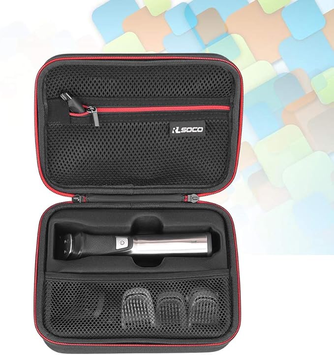 Case Compatible with Philips Norelco Multigroom Series 7000 by RLSOCO，Works with Philips MG7910/49,MG7770/49,MG7750/49,MG7790/40,MG7770/18 - Fits for All Attachment Head and Charger (Case Only)