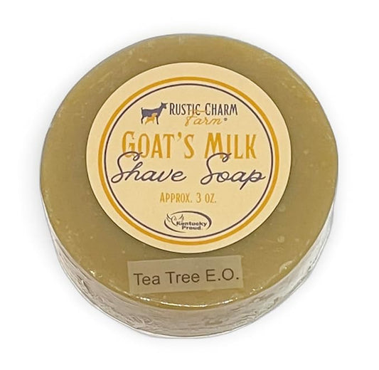 Goat Milk Shave Soap (Tea Tree E.O.)