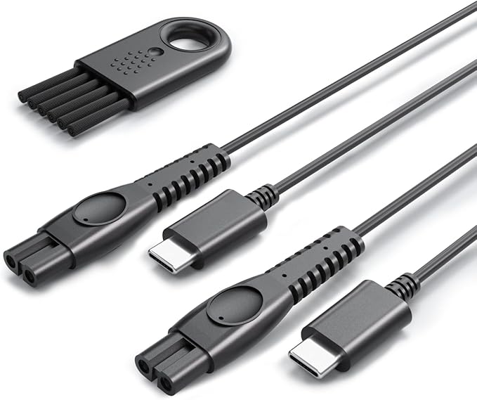 Superer 5V USB-C Charger Cord Fit for Philips Norelco One Blade 360 Newer Model QP2724 QP2834 QP1924 QP4631 QP6542 QP4530, MG7910 MG5910 MG9510 MG9525,for Phillips Power Shaver Cable