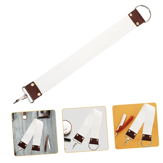 Canvas Sharpening Strop Double Layer Design Shaving Strap for Straight and Versatile Tool for Barbers and Home Grooming