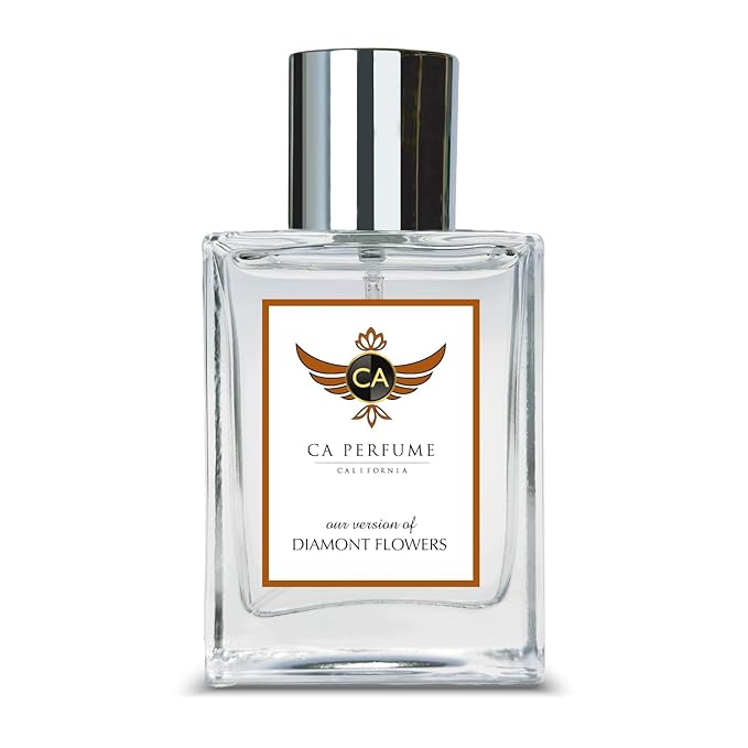 CA Perfume Impression of Diamond Flowers for Women Amber Floral Fragrance Long Lasting Perfumes for Women Eau De Parfum 1.7 Fl Oz 50ml