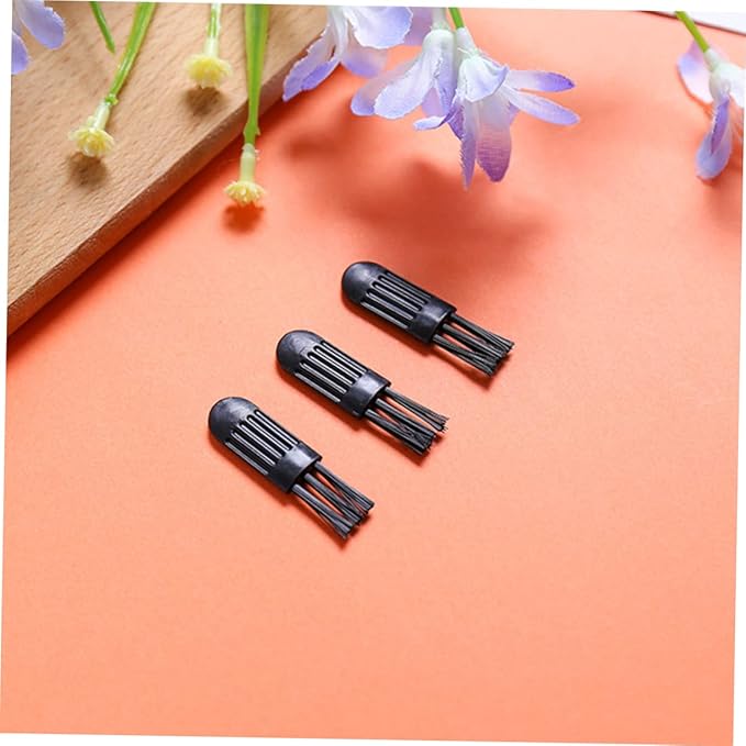 NOLITOY 400pcs Nose Hair Trimmer Cleaning Brush Ergonomic Electric Shaver Brush for Men and Lightweight Facial Hair Grooming Tool for Travel and Home Use