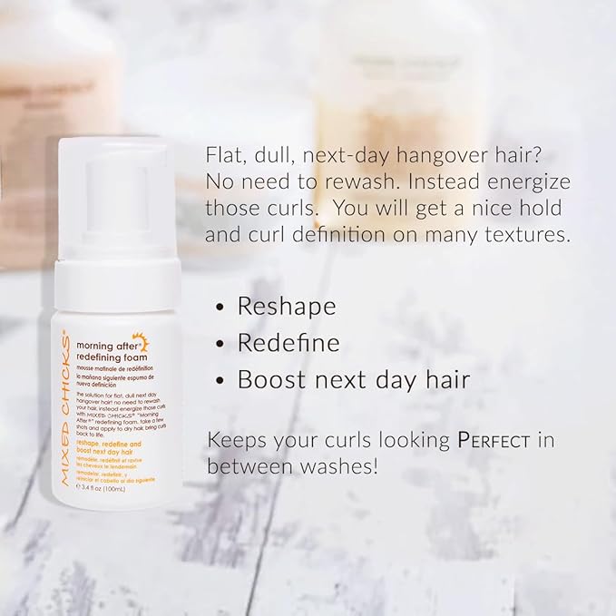 Mixed Chicks Morning After Redefining Hair Foam, 3.4 fl.oz.
