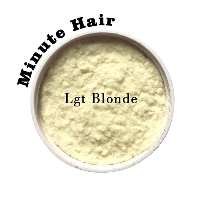 Biggie Sized 57 Gram Bottle Full Of Minute Hair Fibers. High Grade Hair Building Fibers. Gargantuan Amount of LIGHT BLONDE Fibers Inside A Compact Size Refillable Bottle. Choose Your Color.