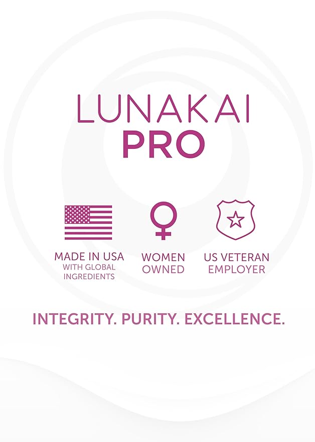Lunakai PRO USA Made Women’s Hair Growth & Restore Vitamins – Advanced 15+ Nutrient Complex for Visible Results – Natural Thicker Hair Growth Supplement, 90ct