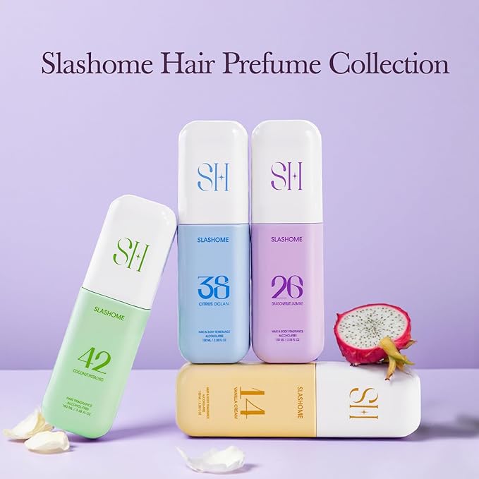 Hair Perfume for Women & Men, Alcohol-Free Dragonfruit Jasmine Hair & Body Mist, Lightweight Long-Lasting Fragrance Mist for Hair, Body & Fabric, Birthday & Valentine’s Day Gift, 100ml / 3.38 fl oz