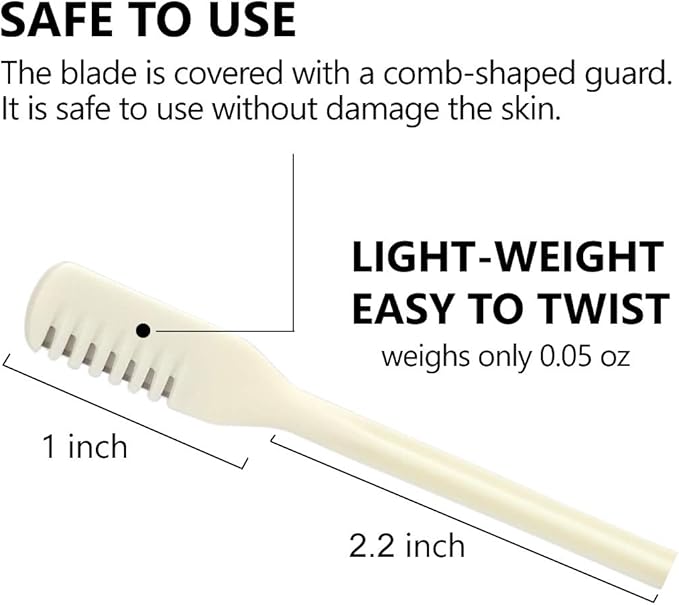Seki Japan Nose Hair Trimmer Clipper Cutter Safety Protected Razor Hair Removal (Pack of 10 Pieces)