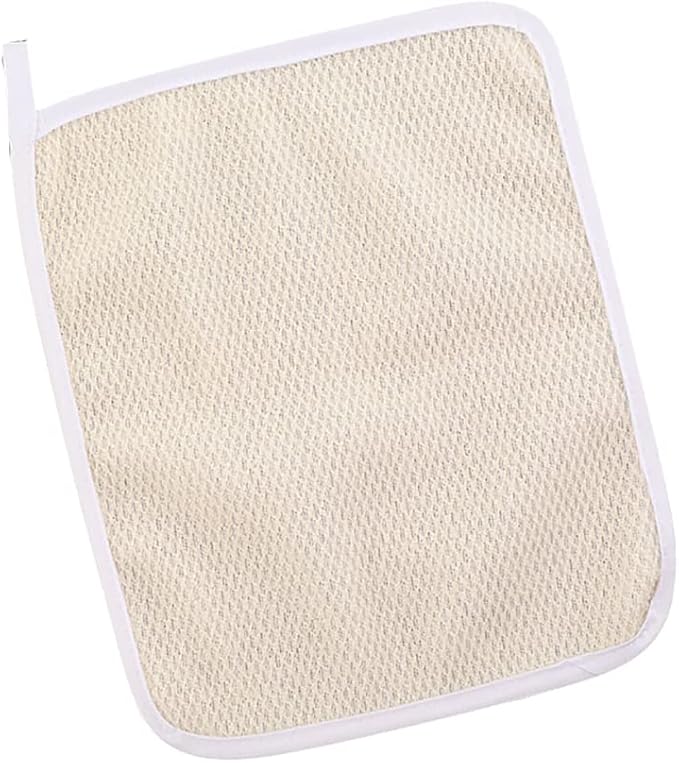 3 Pcs Exfoliating Shower Towels Nylon Washcloth Towel Body Wash Cloth Face Body Scrubber Towel Soft Weave Bath Cloth Massage Scrub Cloth for Women Men