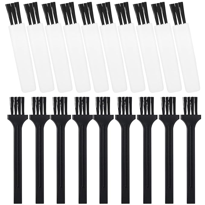 Beaupretty 60pcs Cleaning Tool Clipper Cleaner Mini Cleaning Brush Razor Cleaner Plastic Brush for Keyboard Portable