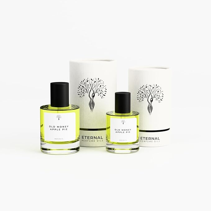 Eternal perfume oils - Old Money Apple Pie - Inspired by Kilian Angels' Share | Long Lasting Perfume Oil for Women – 50ml with Bonus 30ml (Pack of 2)