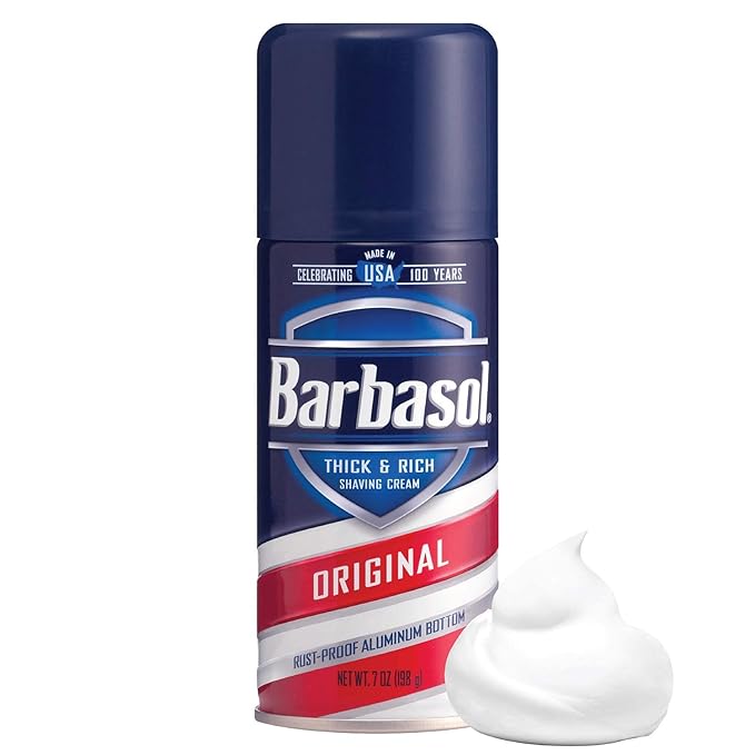 Barbasol Shave Cream 7 Ounce (Original, Pack of 3)