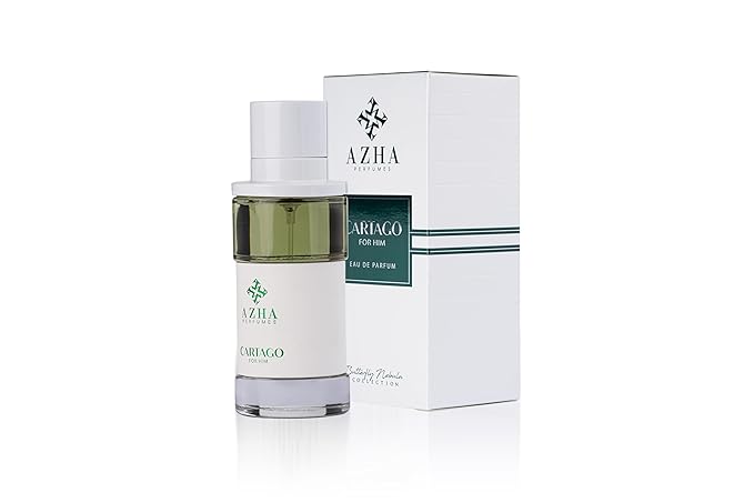 Azha Cartago Eau De Parfum Spray for Men - 100ML Floral-Spicy Fragrance with Pink Pepper, Rose, Jasmine, Amber & Musk | Long-Lasting, Versatile Day to Evening Scent