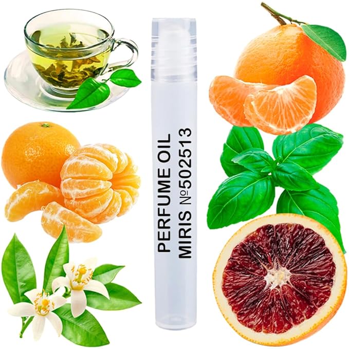 MIRIS No. 502513, Inspired by Ale Mandarine Basilic, Long-Lasting Perfume Oil for Women Roll-On, Rollerball 0.34 Fl Oz / 10 ml