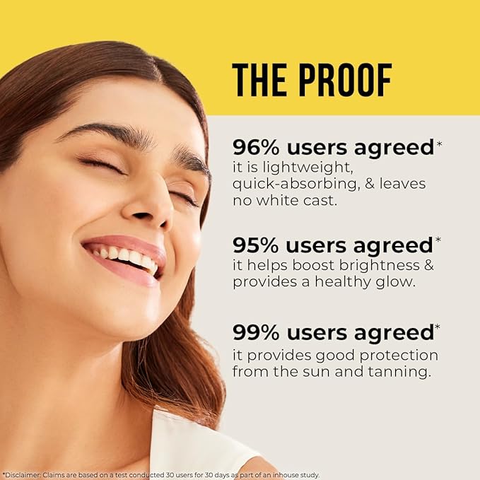 Dr. Sheth's Ceramide & Vitamin C Oil-Free Sunscreen SPF 50+ PA++++ | Non Greasy | For Oily Skin | For Men & Women | 50 g