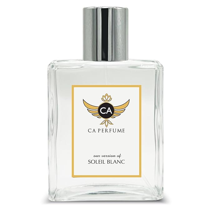CA Perfume Impression of Soleil Blanc For Unisex Amber Floral Fragrance Long Lasting Perfume Eau De Parfum 3.4 Fl Oz 100ml