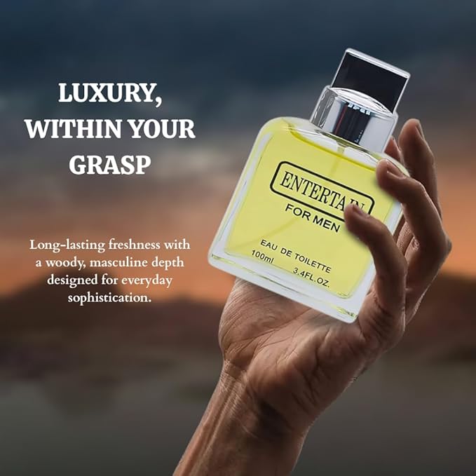 Cologne for Men – INSPIRED by A WORLD RENOWNED MEN'S PERFUME – Lavender, Lemon, Sage, Sandalwood – Fresh, Woody, Masculine, Long-Lasting Eau de Parfum Men – 3.4 fl oz
