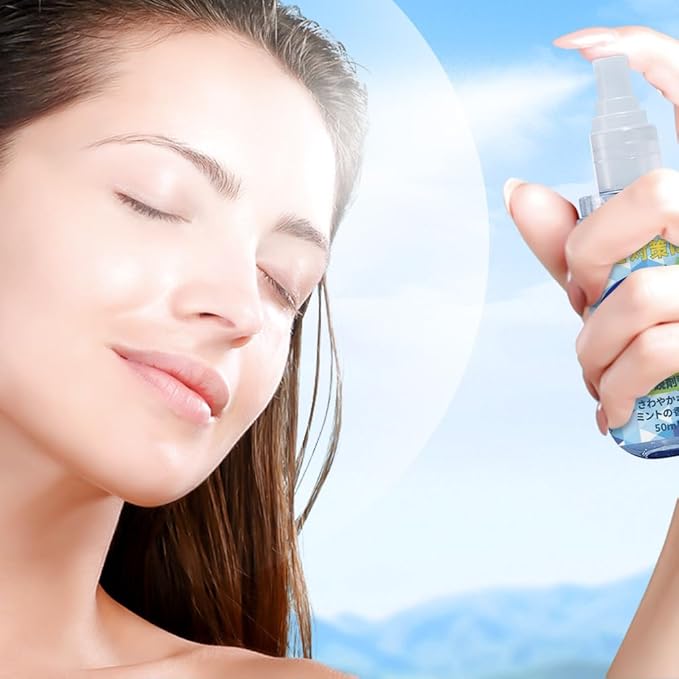 Cool Spray, Cooling Body Spray for Summer Down Instant Cooling Relief for Outdoor Sports Travel Non-Sticky Mist for Men and Women (2)