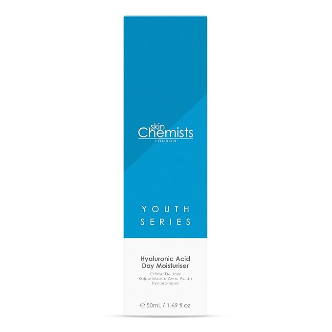 Skin Chemists Hyaluronic Acid Anti Aging Day Cream | Anti Aging Skin care Face Moisturizer with 1% Hyaluronic Acid and Natural Lipids | Moisturizing Formula for a Youthful Glow | 1.69 fl oz