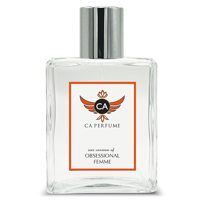 CA Perfume Impression of Obsessional Femme For Women Amber Spicy Fragrance Long Lasting Womens Perfume Eau De Parfum 3.4 Fl Oz 100ml