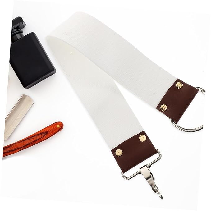 Barber Strop Sharpening Canvas Belt Double Layer Lightweight Maintenance Tool for Smooth Shaving and Portable for Barbers and Home Use