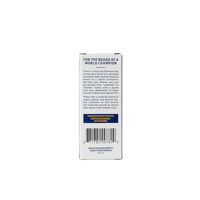 Duke Cannon Beard Oil for Men – 1oz | Beard Care & Grooming | Softens, Conditions & Promotes Healthy Beard